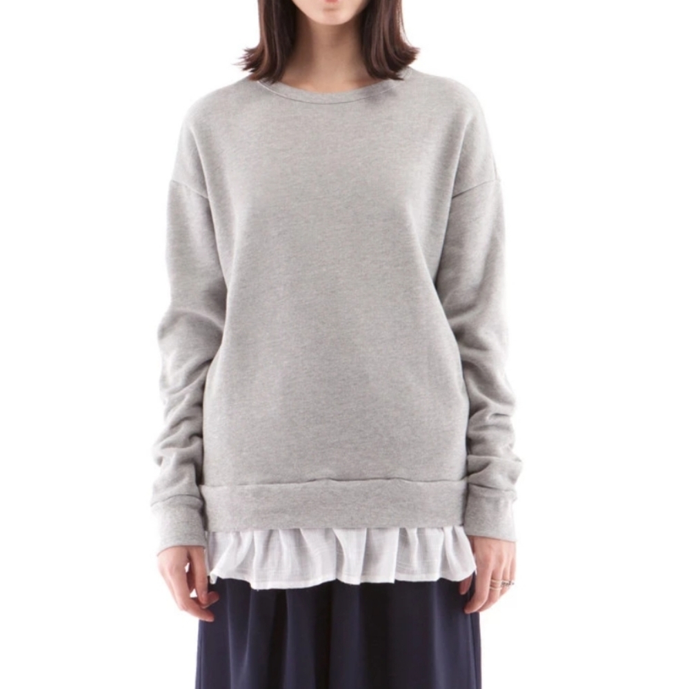 Soft heather grey sweatshirt